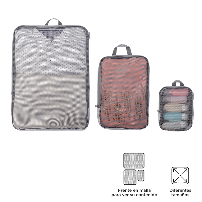 Organizador equipaje x3 - Pouch image number null