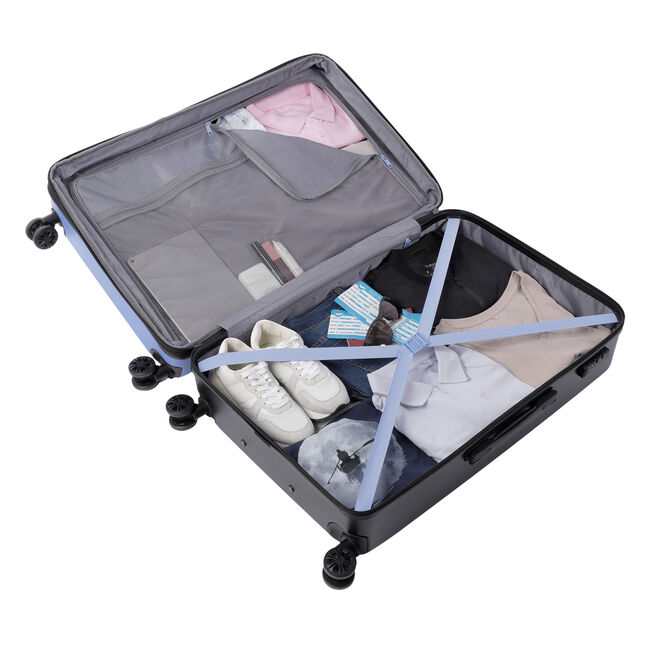 Maleta trolley grande color azul - Bazy + image number null