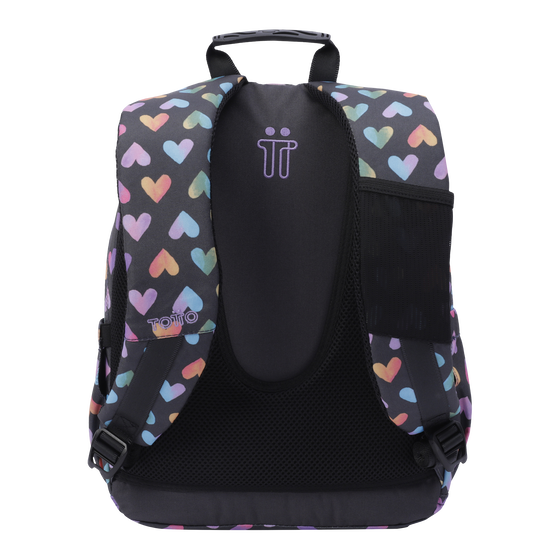 Mochila Gommas - Corazones de colores image number 3