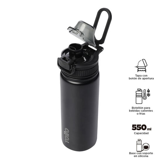 Kit mochila Elan Travel + botella Jet 550 Negro image number 7
