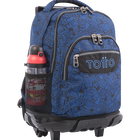 Mochila Renglones - Azul y letras image number 5