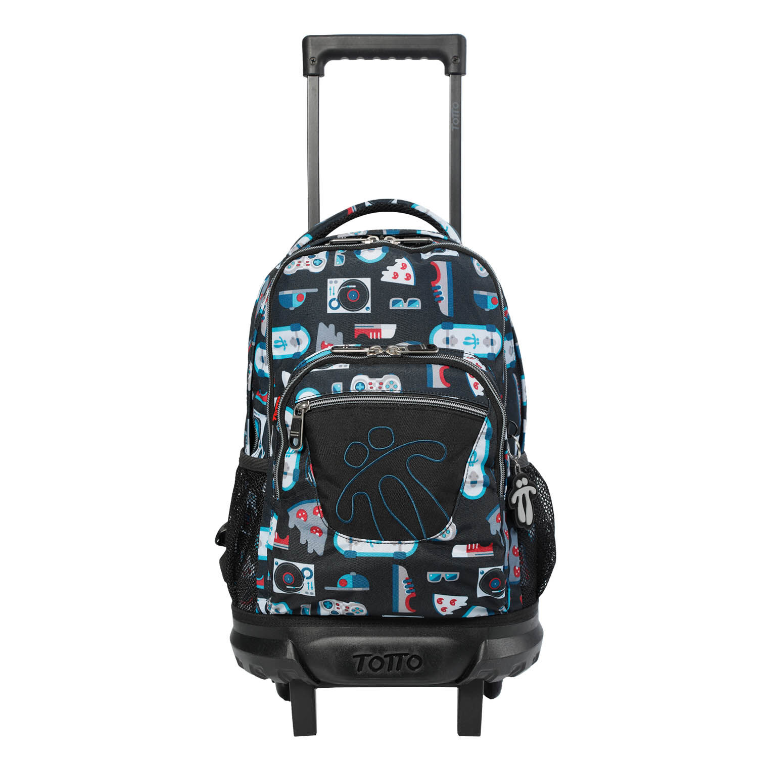 Mochila escolar peque a ruedas Resma Negro Totto.es
