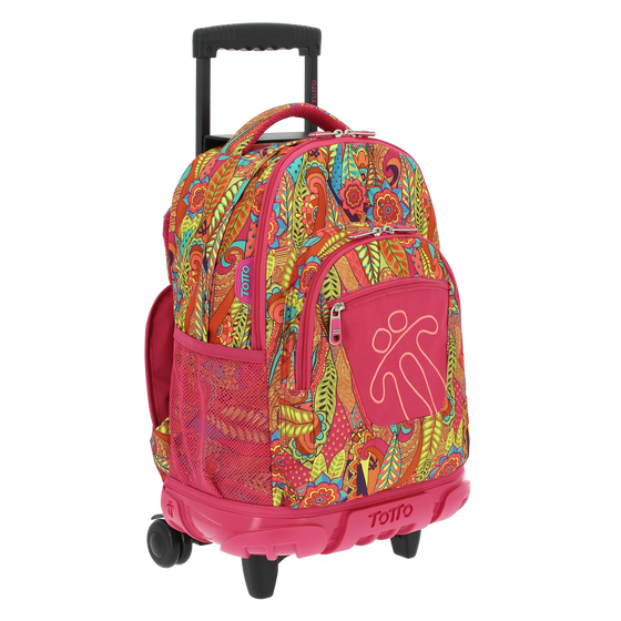 Mochila escolar con ruedas Renglones - 8V9 image number 2