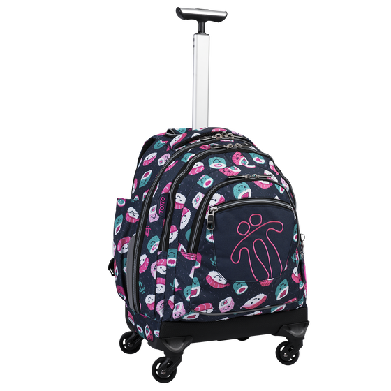 Mochila escolar con ruedas Carboncillo - 0LC image number 3