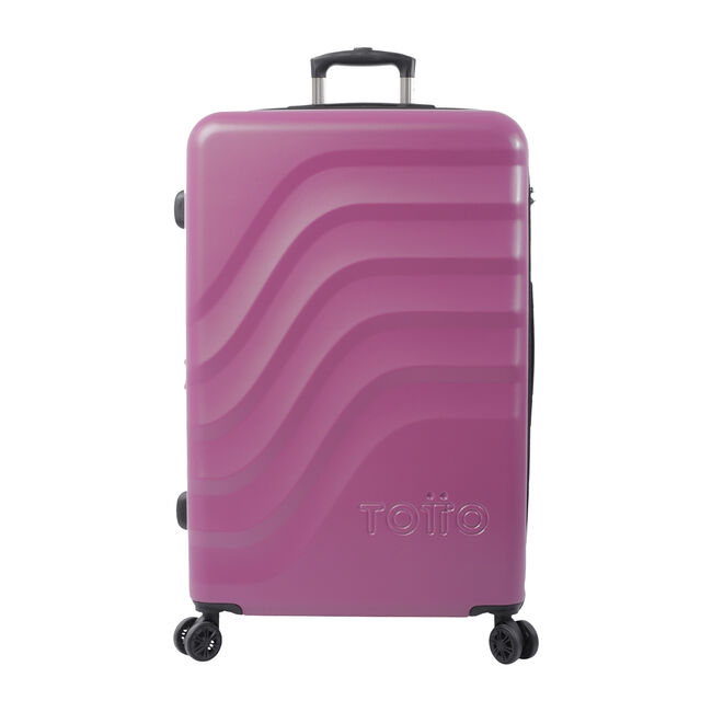 Maleta trolley grande color rosa - Bazy +