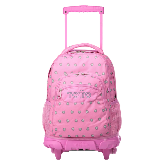 Mochila Renglones - Corazones rosas image number 1