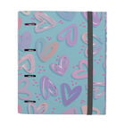 Carpeta de 4 anillas corazones pintados image number 1