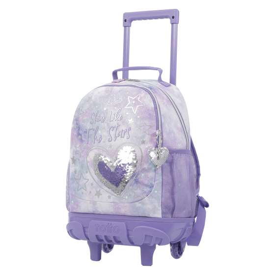 Mochila Ruedas - Shiny Heart M image number 2