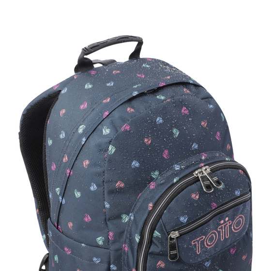 Mochila Acuareles - Estampado corazones image number 7