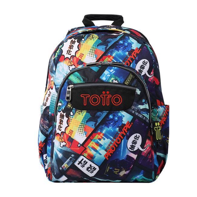 Mochila Con Ruedas Escolar Totto Estampado Camaleon