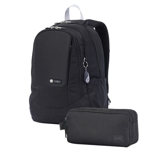 Kit mochila urbana + estuche Black image number 1