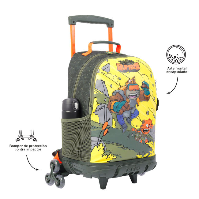 Mochila escolar con ruedas grande de cartoons - Brawlmaster image number null