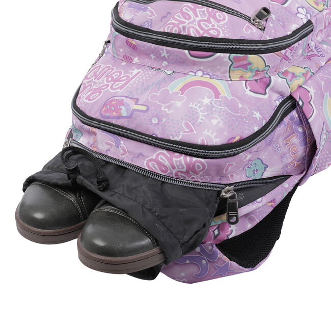 Mochila escolar rosa positive world - Crayoles image number null