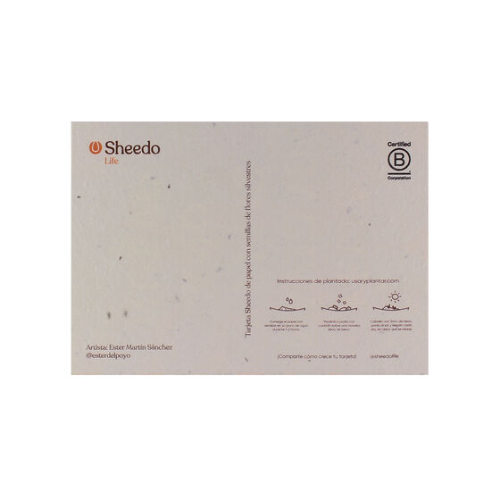 Tarjeta Eco-Friendly semillas Sheedo - ¡Felices Fiestas! image number 3