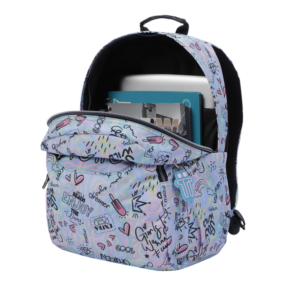 Mochila Acuareles - Rainbow party image number 7