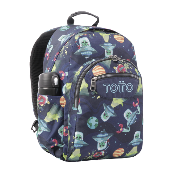Mochila Acuareles - Planetas y aliens image number 6