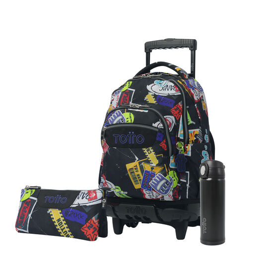Pack Escolar Sticky X3 | Mochila de ruedas + 2 accesorios image number 1