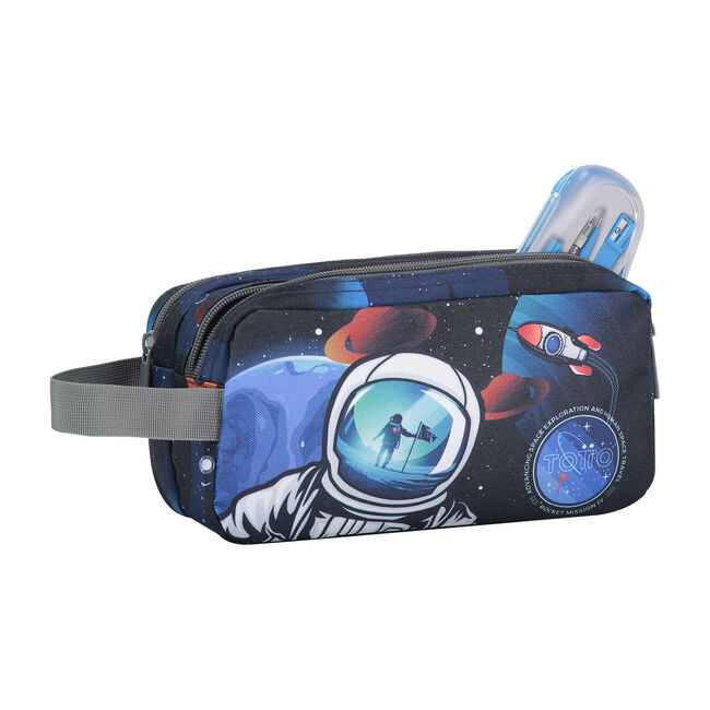 Estuche escolar dos compartimentos - Astronaut image number null