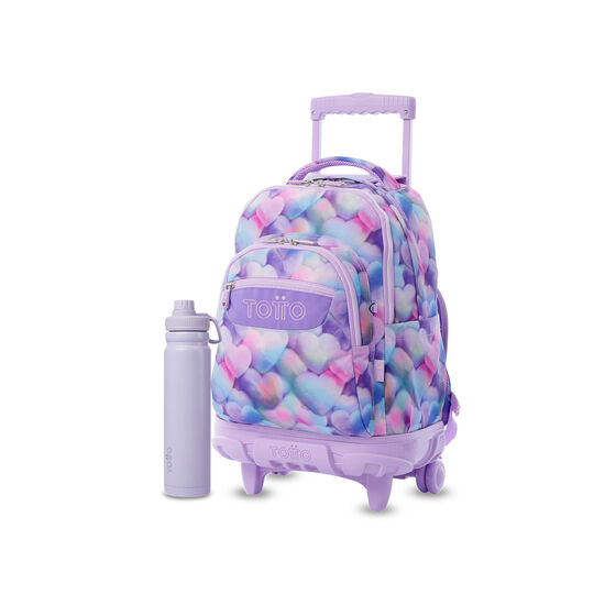 Pack Escolar Kory X2 | Mochila de ruedas + Botella image number 1