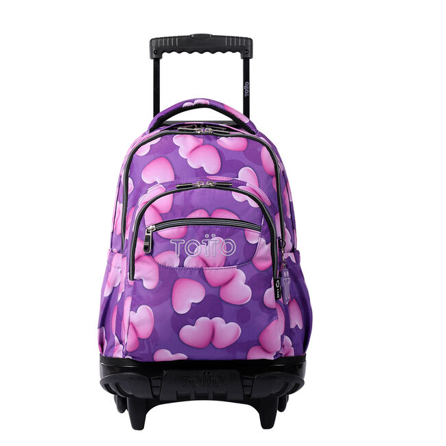 Mochila escolar con ruedas Chubby - Renglones