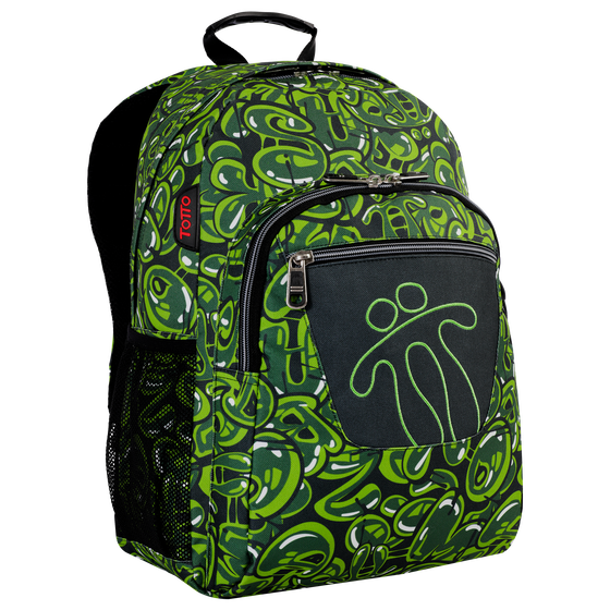 Mochila escolar adaptable a carro Acuareles - 9VB image number 3