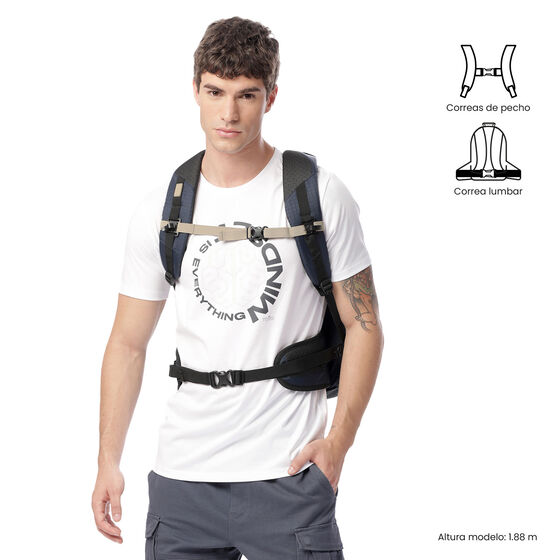 Mochila Summit 32 - Blue/Beige image number 3