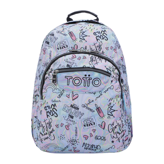 Mochila Acuareles - Rainbow party image number 1