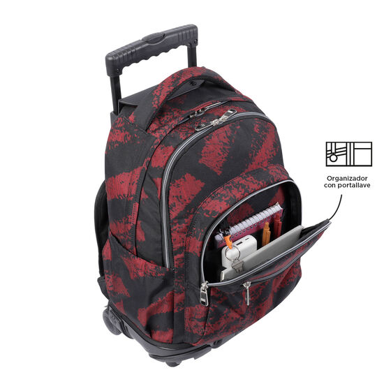 Mochila Renglones - Tiza roja image number 6