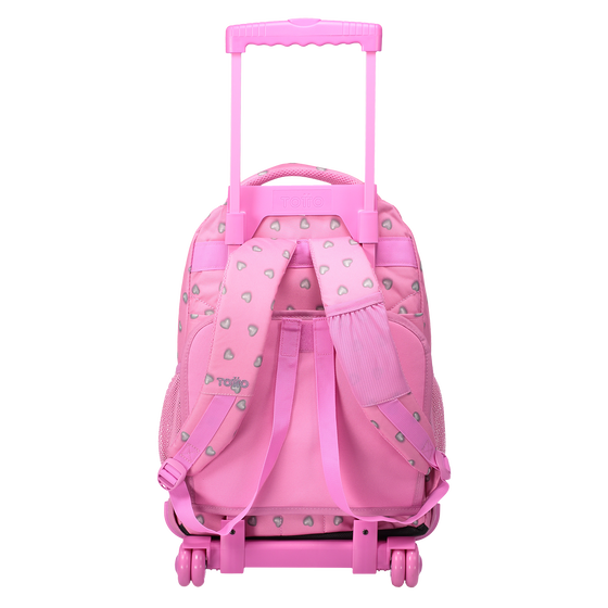Mochila Renglones - Corazones rosas image number 3