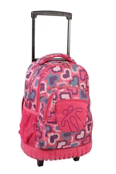 Mochila escolar con ruedas Renglones - 8PW image number 2