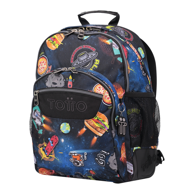 Mochila escolar estampado galaxia - Crayola image number null