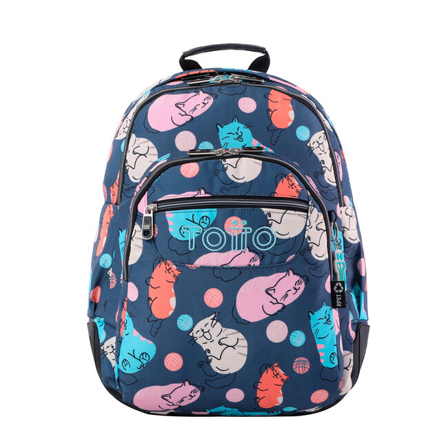 Mochila Escolar Totto Crayoles - Multicolor