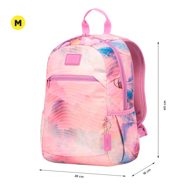 Mochila juvenil Eco-Friendly con estampado rosa - Tracer 1 image number null