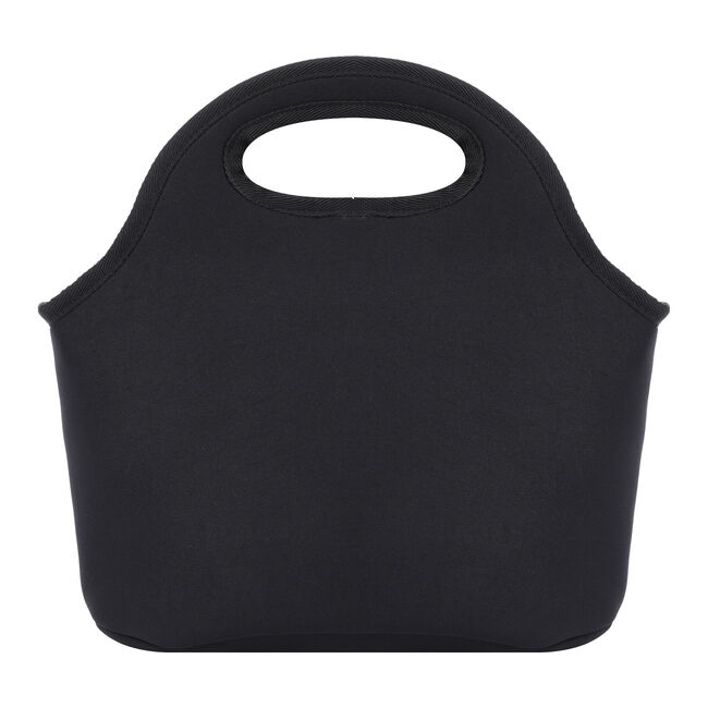 Bolsa porta-alimentos  negro y flores - Feliza image number null