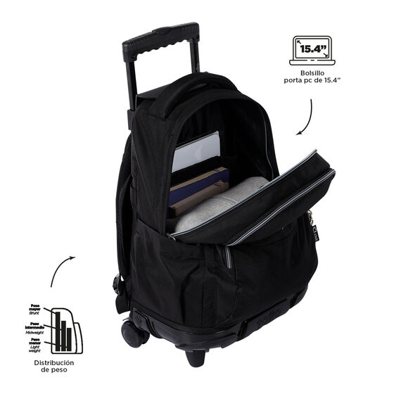 Mochila Renglones - Negro image number 4