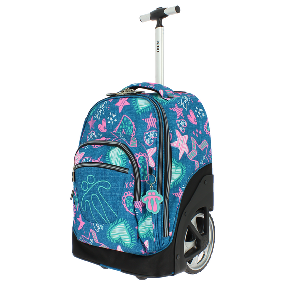 Mochila escolar con ruedas Papel - 9FN image number 2