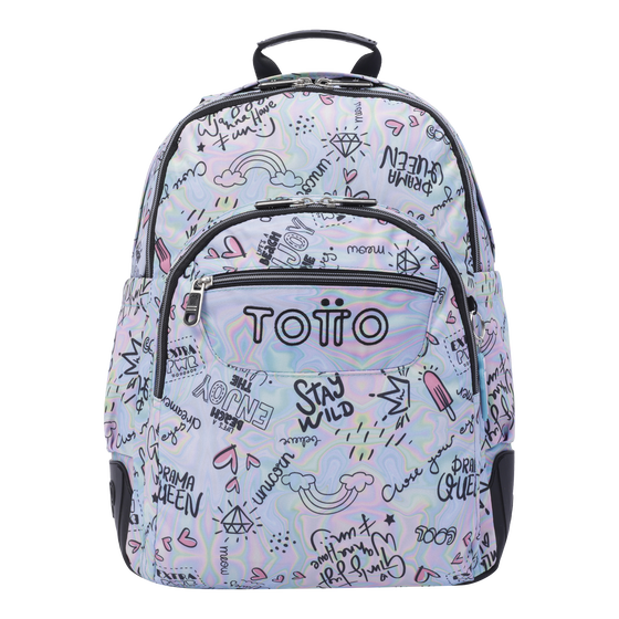 Mochila Crayoles - Rainbow party image number 1