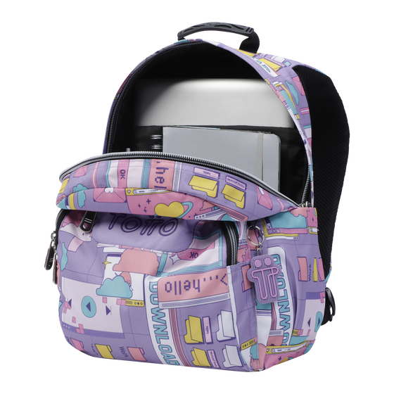 Mochila Gommas - Morado ciber image number 6