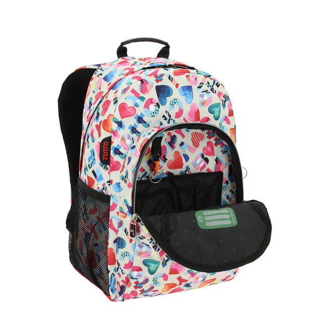 Mochila escolar adaptable a carro - Acuareles image number null
