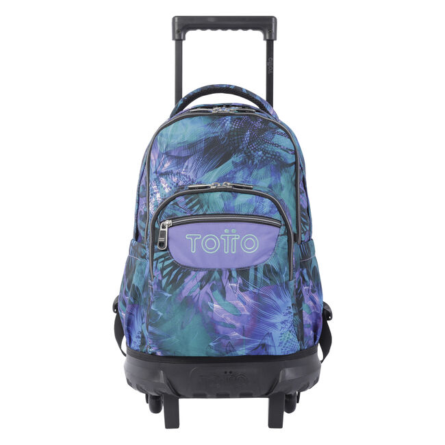 Mochila escolar pequeña ruedas electric nature eco-friendly - Resma
