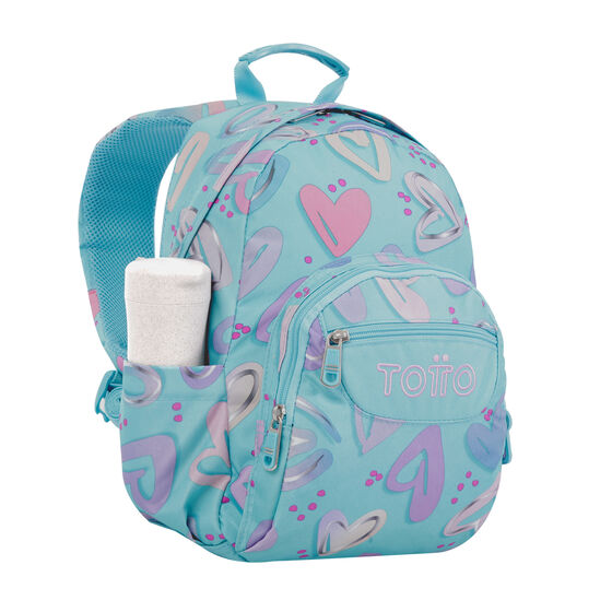 Mochila Tempera - Corazones pintados image number 4