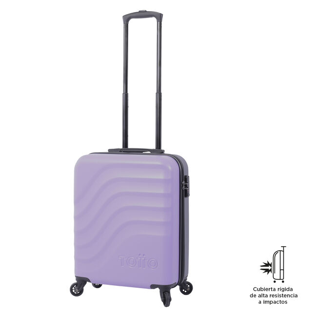 Maleta trolley cabina color morado - Bazy image number null