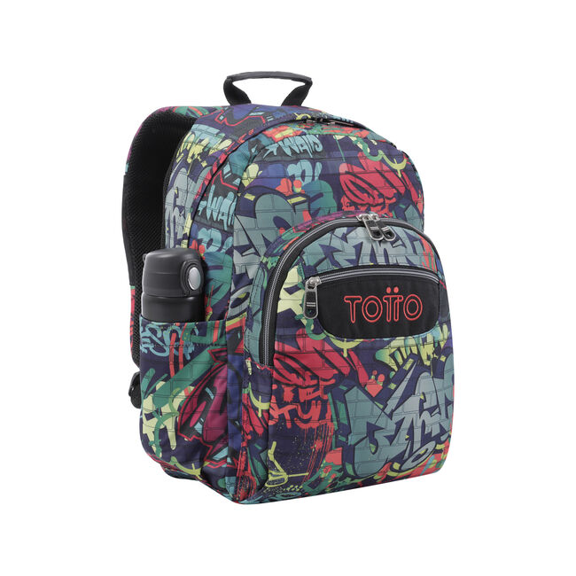 Mochila escolar graffiti - Acuarela image number null
