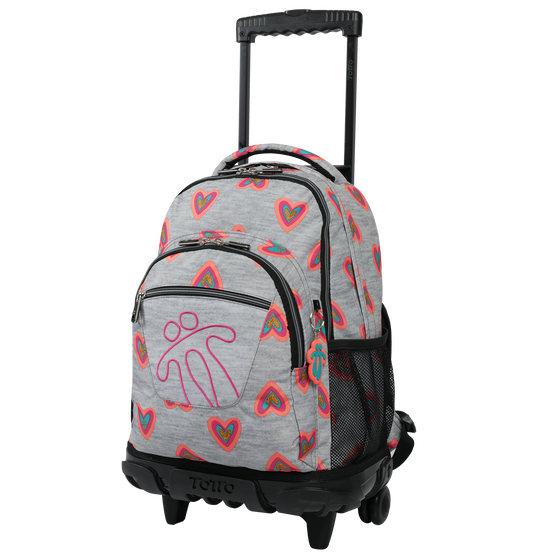 Mochila escolar con ruedas Renglones - 8GT image number 2