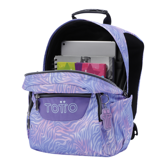 Mochila Tempera - Morado cebra image number 6