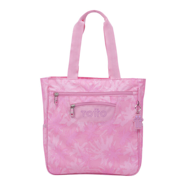 Bolso escolar palmetas rosas  - Cutara