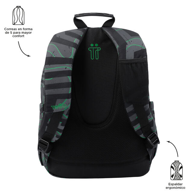 Mochila escolar tribu urbana - Acuarela image number null