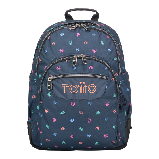 Mochila Crayoles - Corazones image number 1