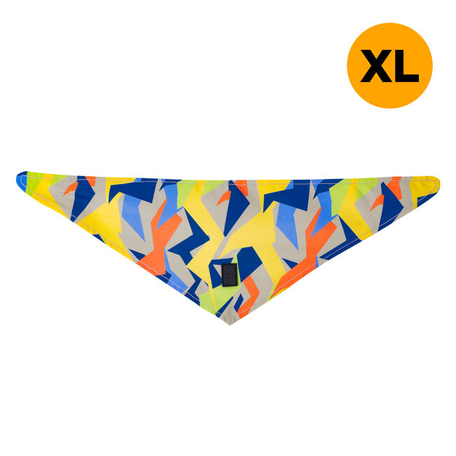 Pañuelo para mascotas doble cara estampado geommax - Talla XL 