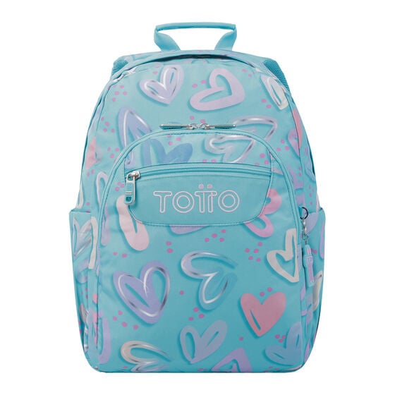 Mochila Acuareles - Corazones pintados image number 1